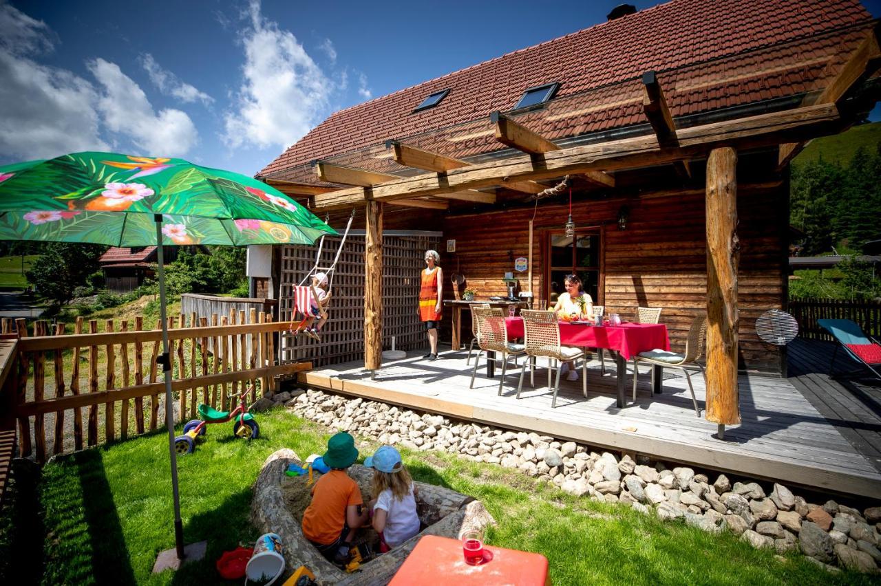 Naturpark Huette Mandl, Biobauernhof & Huettenurlaub Sankt Lambrecht Buitenkant foto